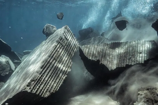 Desmonte de Rocha Subaquático